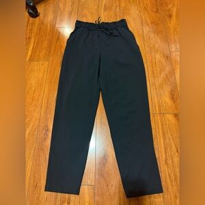 lululemon athletica women’s Black Drawstring Waist Pants